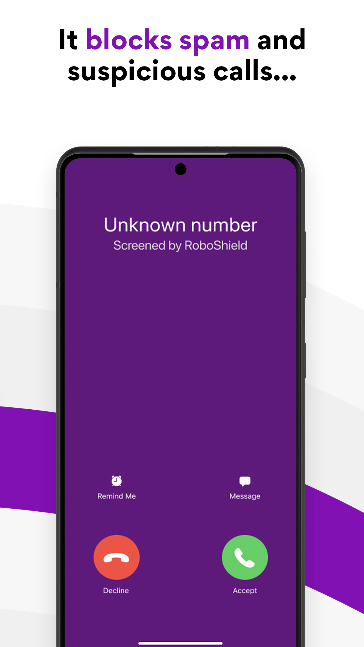 اسکرین شات 3 برنامه Robo Shield Spam Call Blocker