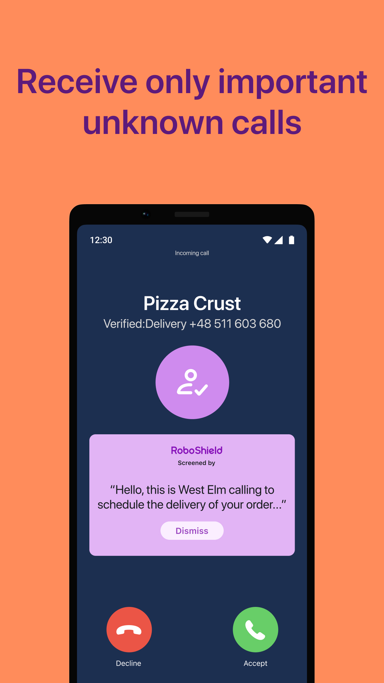 اسکرین شات 2 برنامه Robo Shield Spam Call Blocker