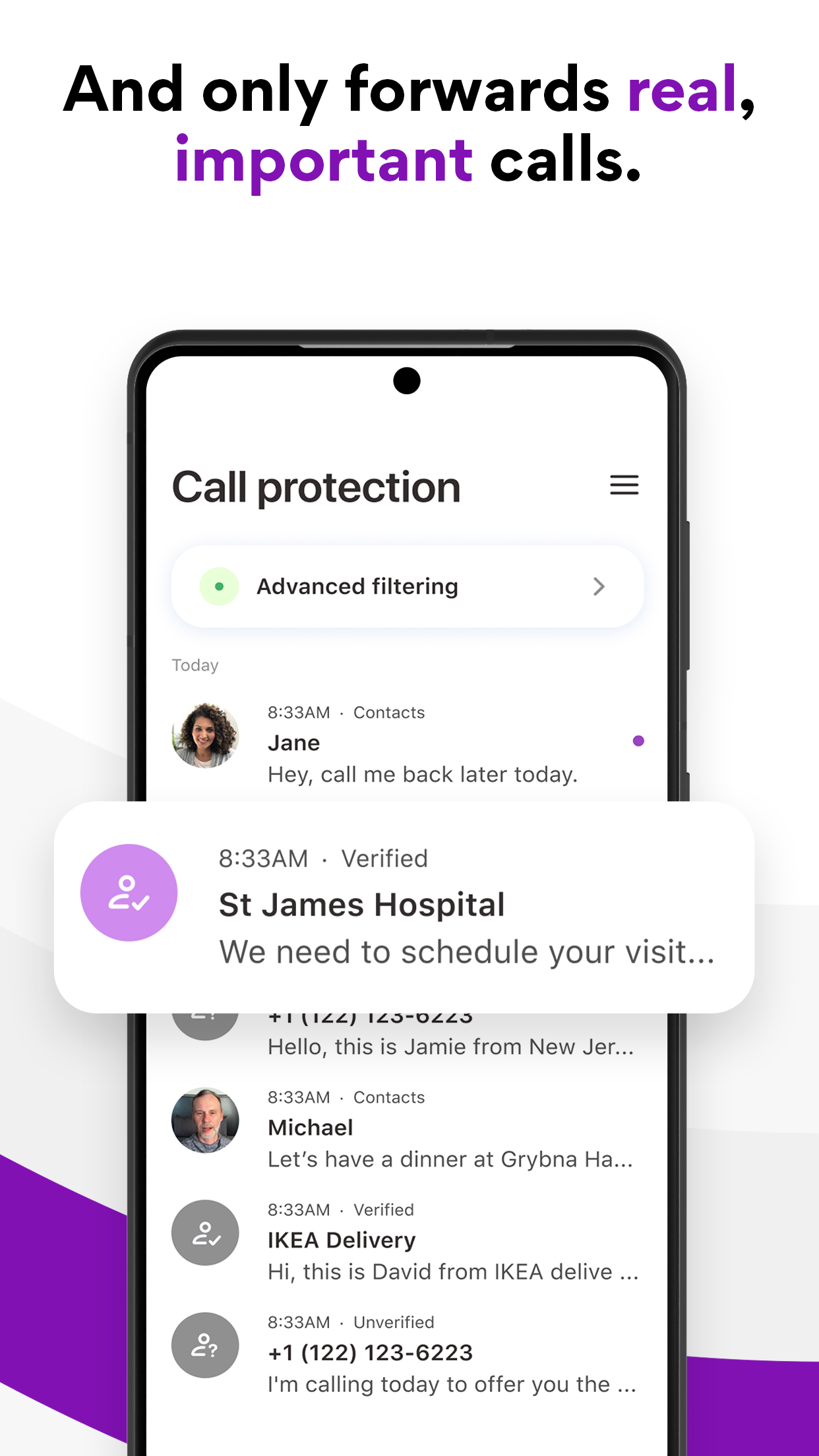 اسکرین شات 4 برنامه Robo Shield Spam Call Blocker