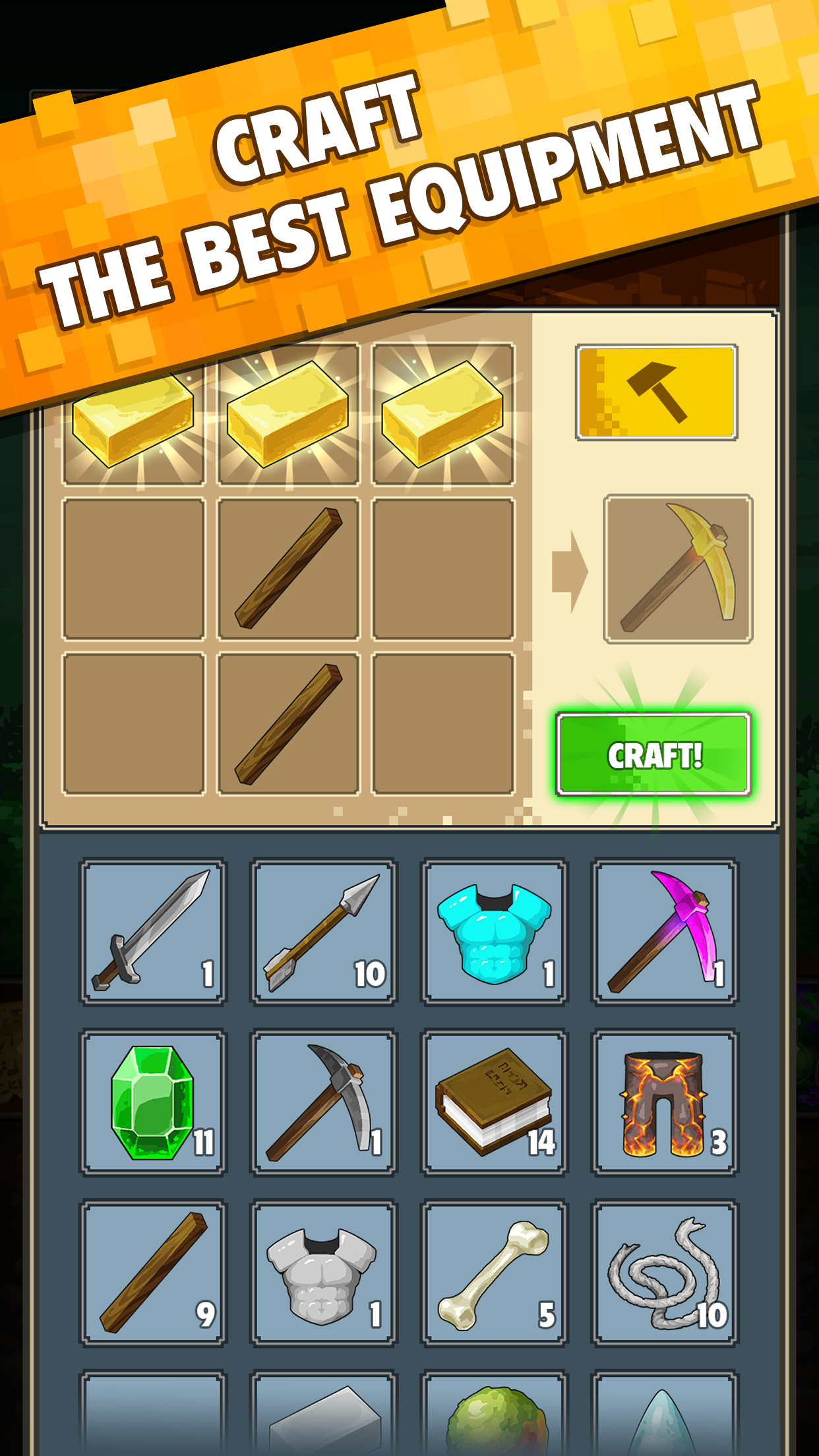 اسکرین شات 6 بازی Minetap 3D: Idle-Merge RPG