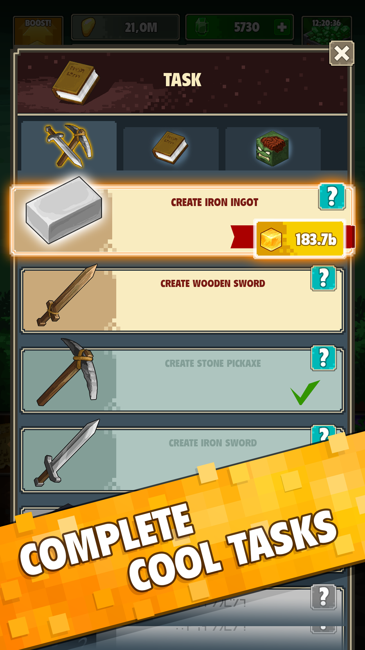 اسکرین شات 5 بازی Minetap 3D: Idle-Merge RPG