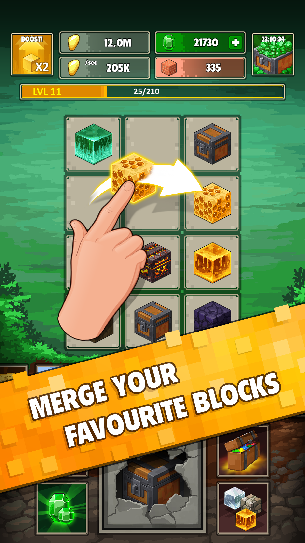 اسکرین شات 7 بازی Minetap 3D: Idle-Merge RPG