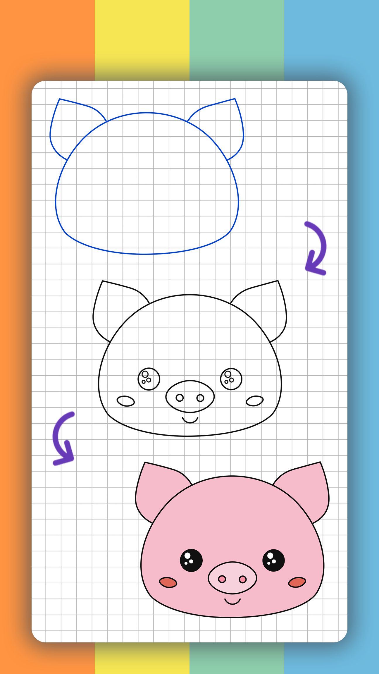 اسکرین شات 7 برنامه How to draw cute animals