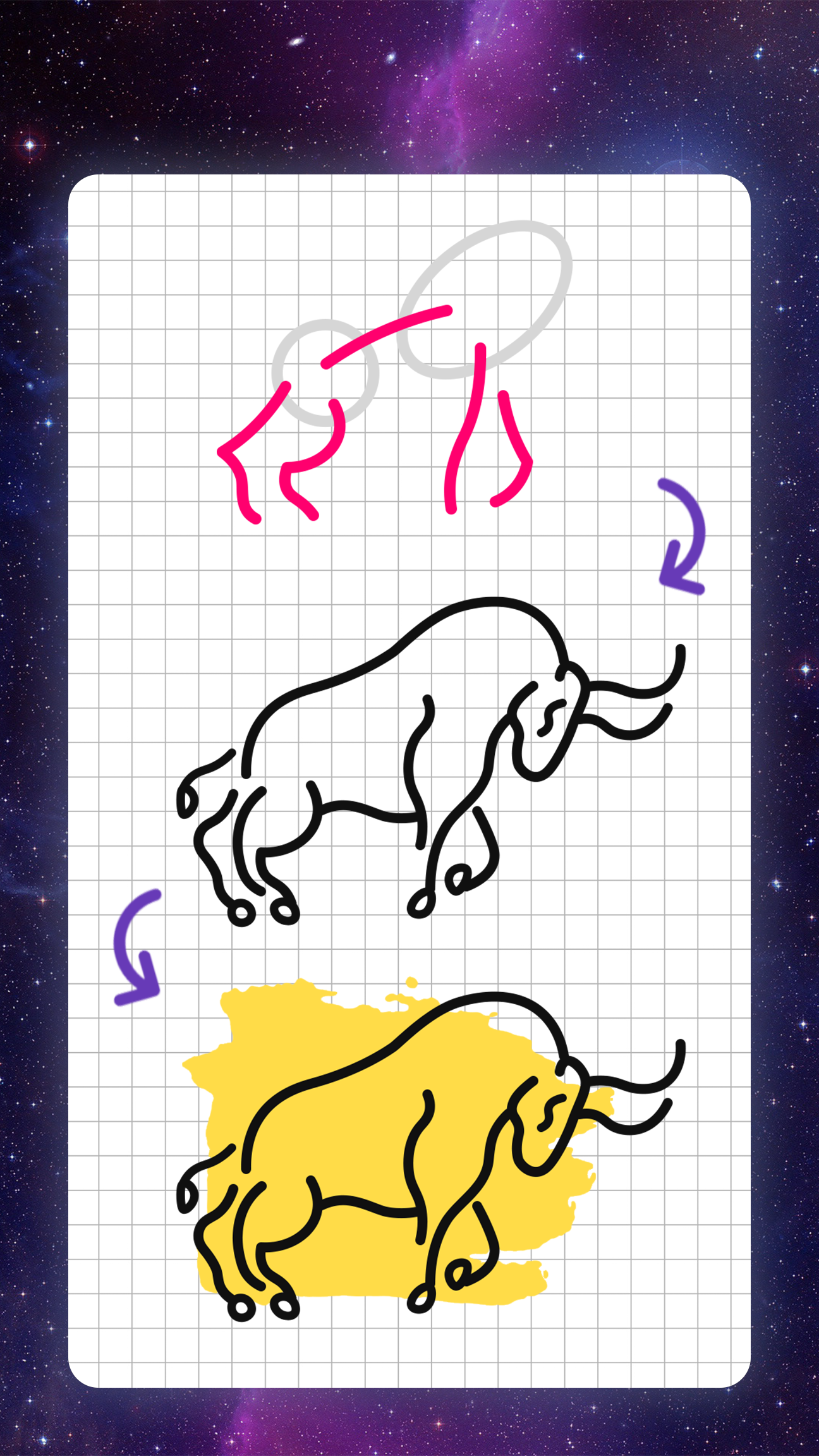 اسکرین شات 6 برنامه How to draw zodiac signs