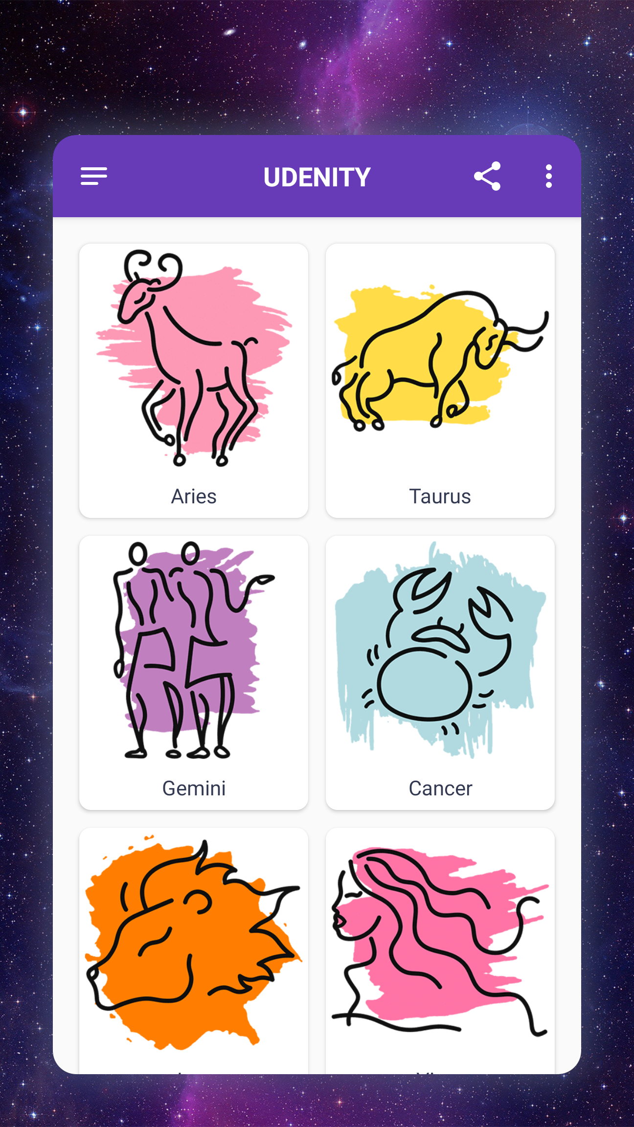 اسکرین شات 2 برنامه How to draw zodiac signs