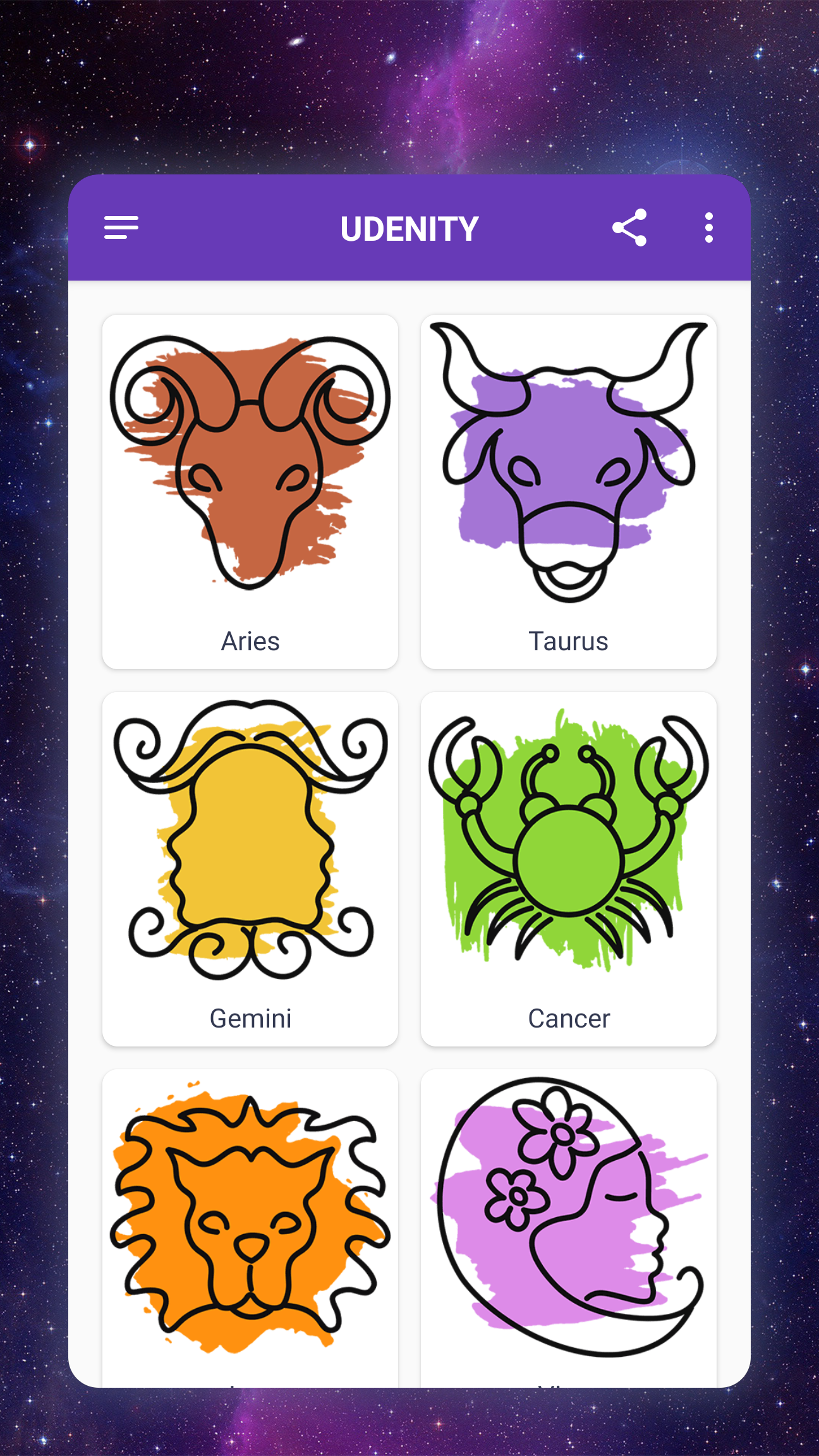 اسکرین شات 4 برنامه How to draw zodiac signs