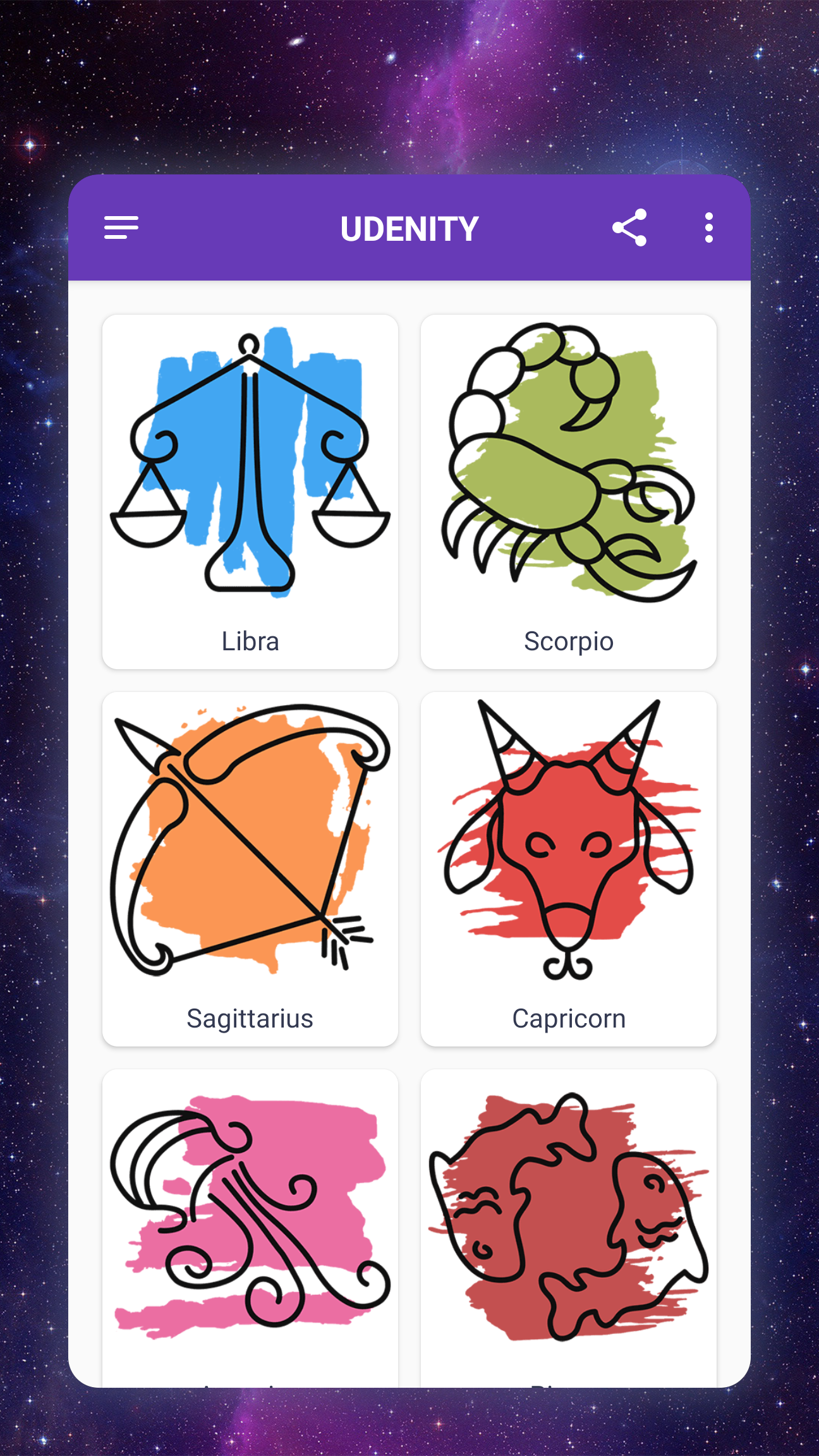 اسکرین شات 5 برنامه How to draw zodiac signs