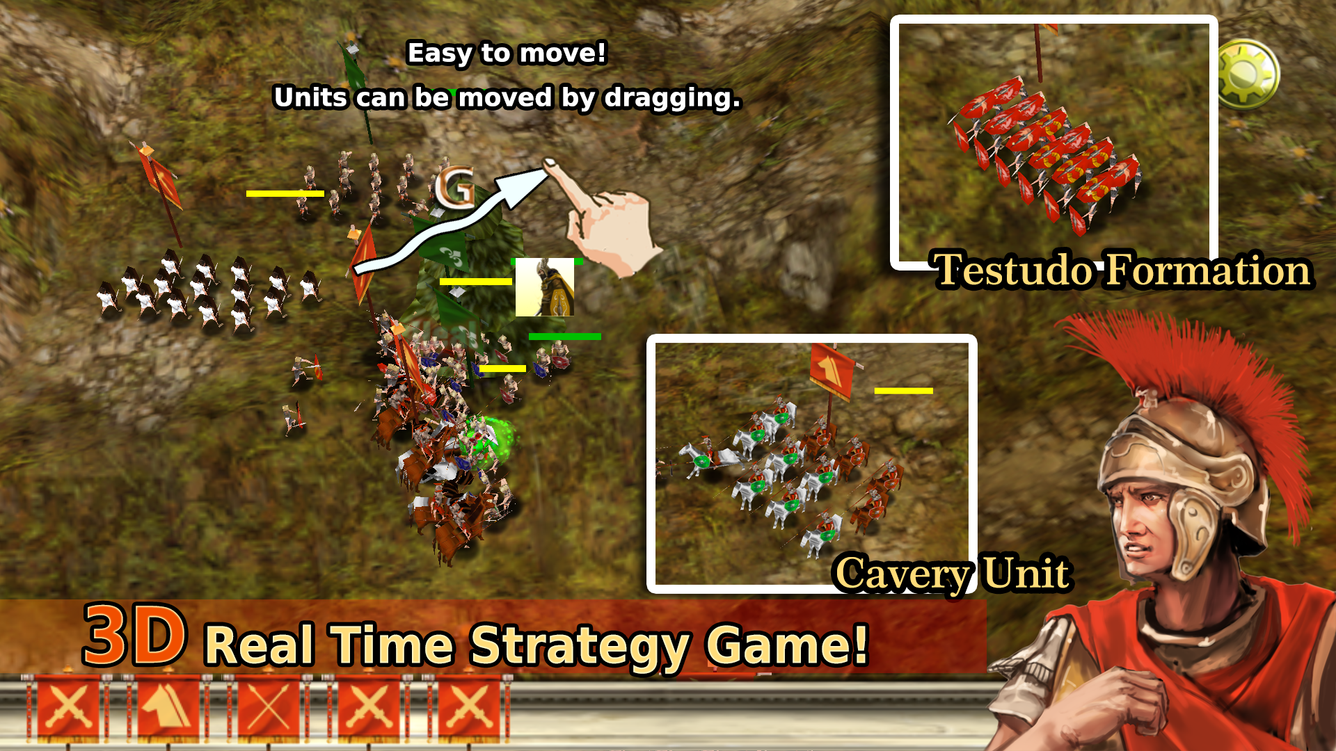 اسکرین شات 2 بازی Roman War(3D RTS)