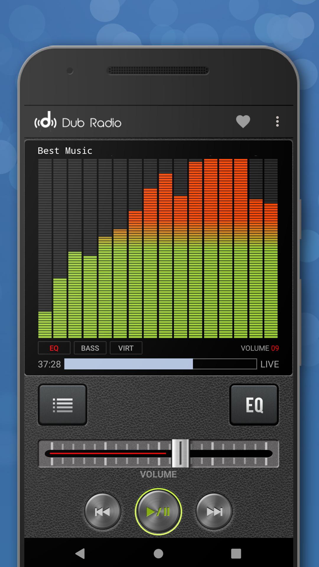 اسکرین شات 5 برنامه Dub Internet Radio FM AM