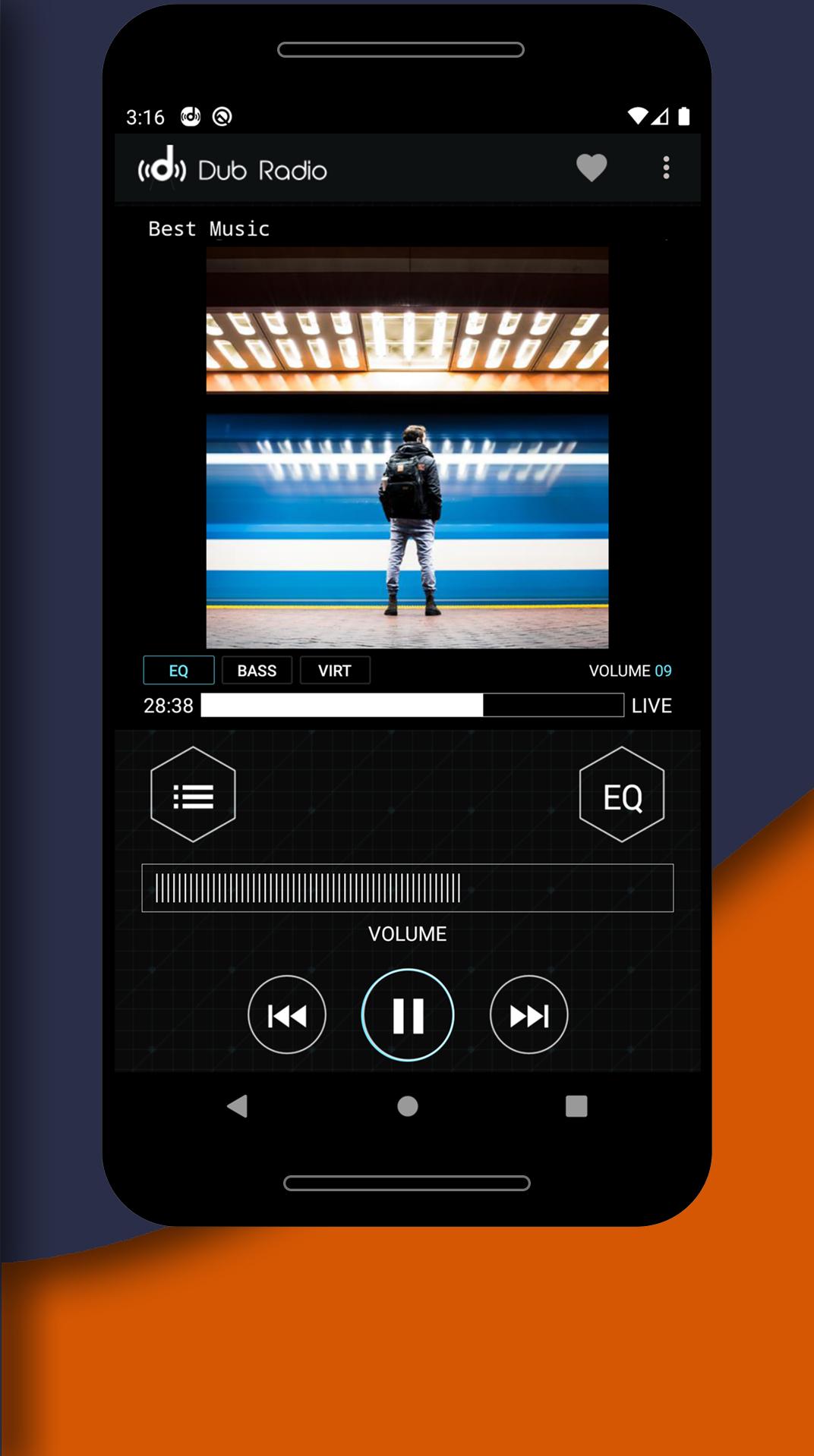 اسکرین شات 4 برنامه Dub Internet Radio FM AM