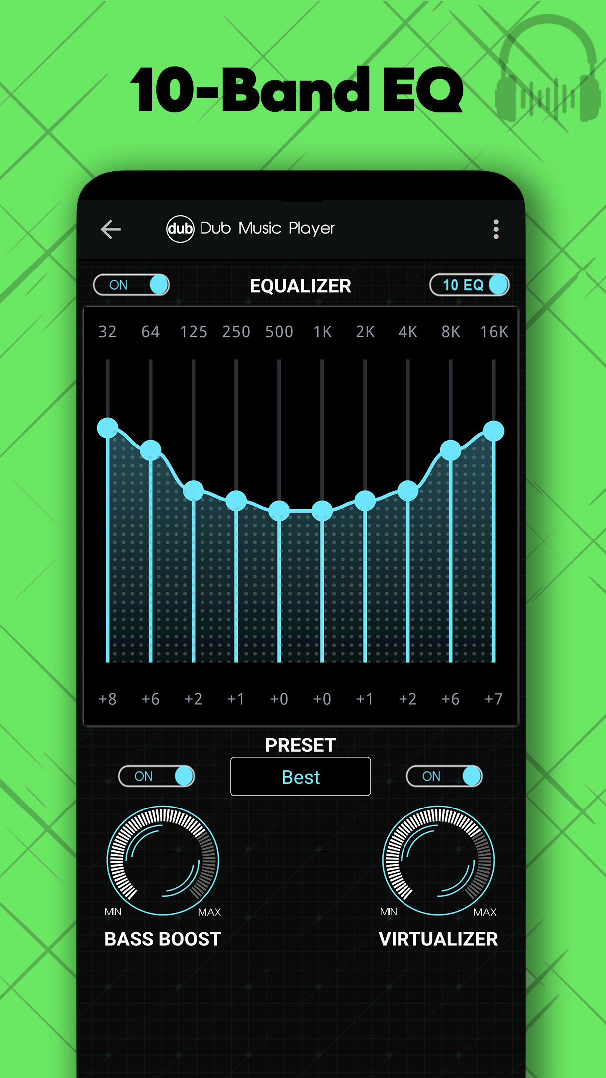 اسکرین شات 6 برنامه Dub Music Player - Mp3 Player