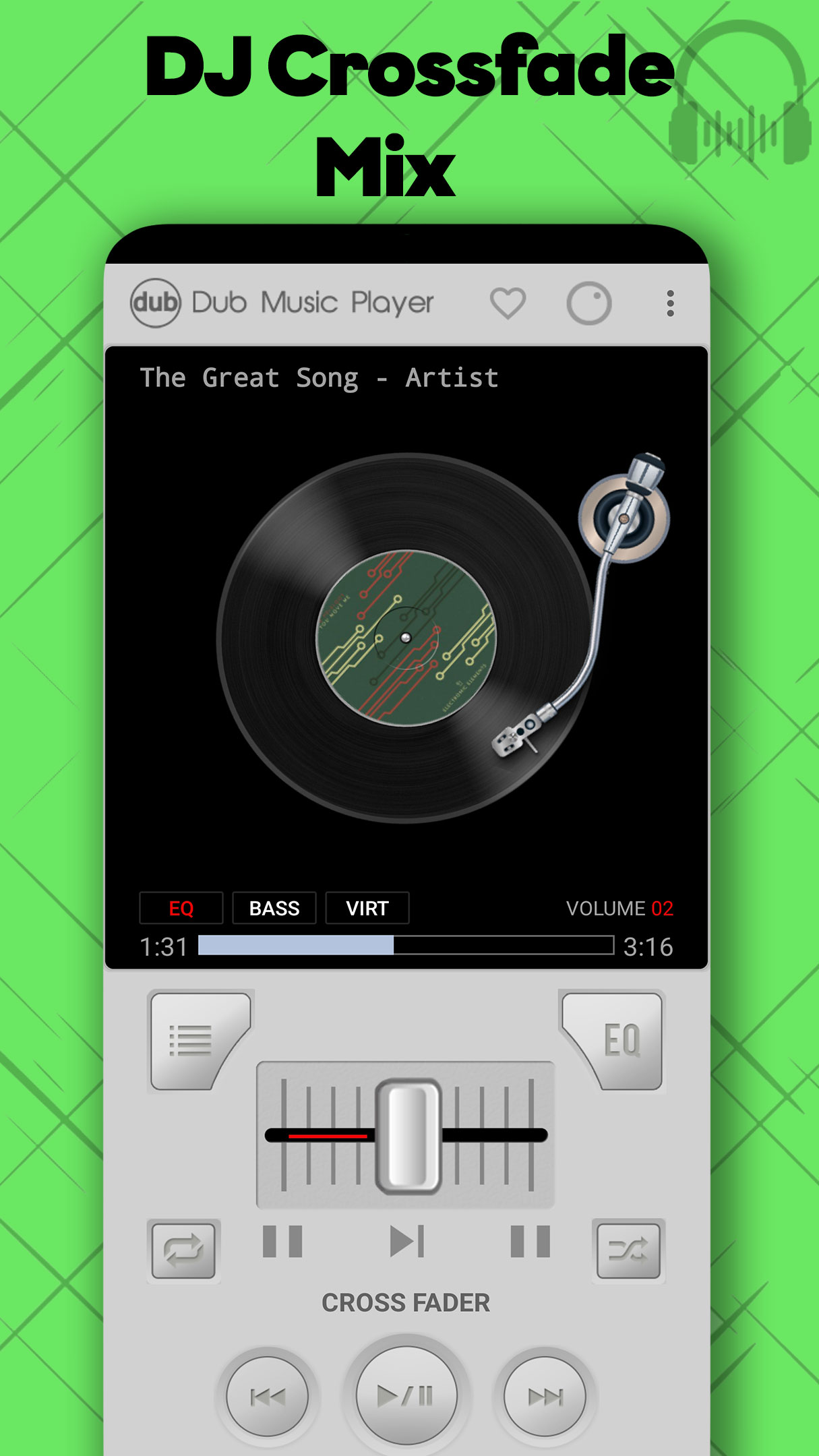 اسکرین شات 5 برنامه Dub Music Player - Mp3 Player