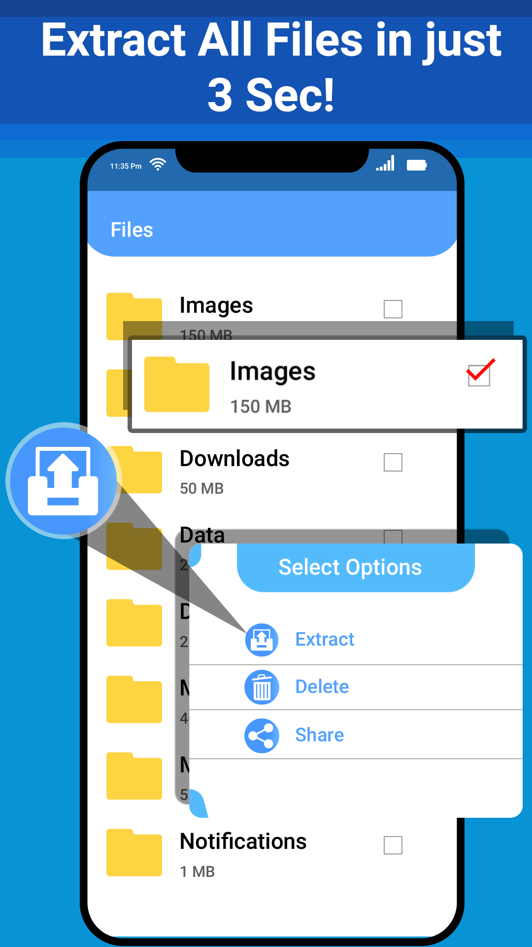 اسکرین شات 5 برنامه Zip File Reader-Unarchive tool