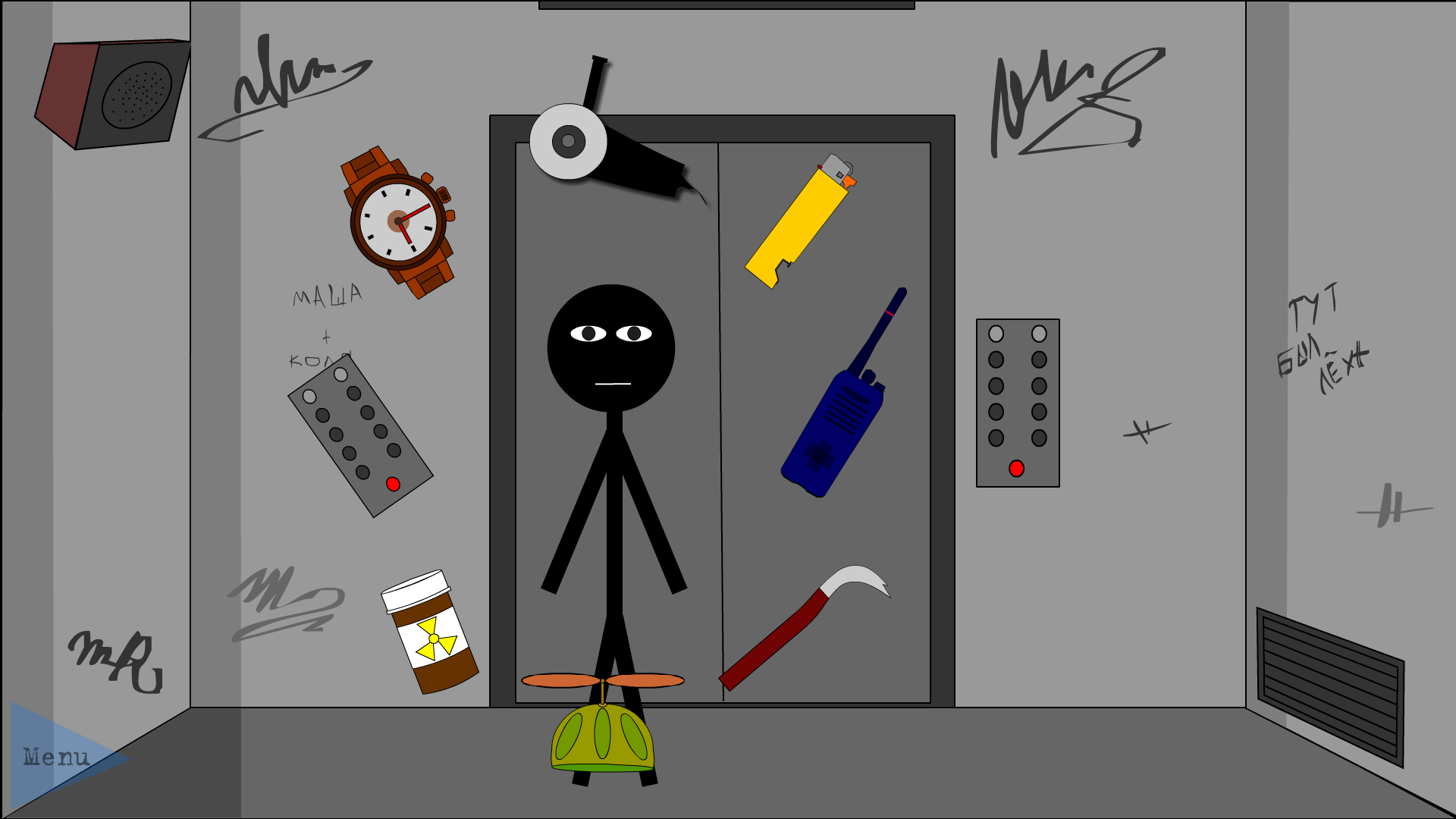 اسکرین شات 1 بازی Stickman Escape Lift : Think o