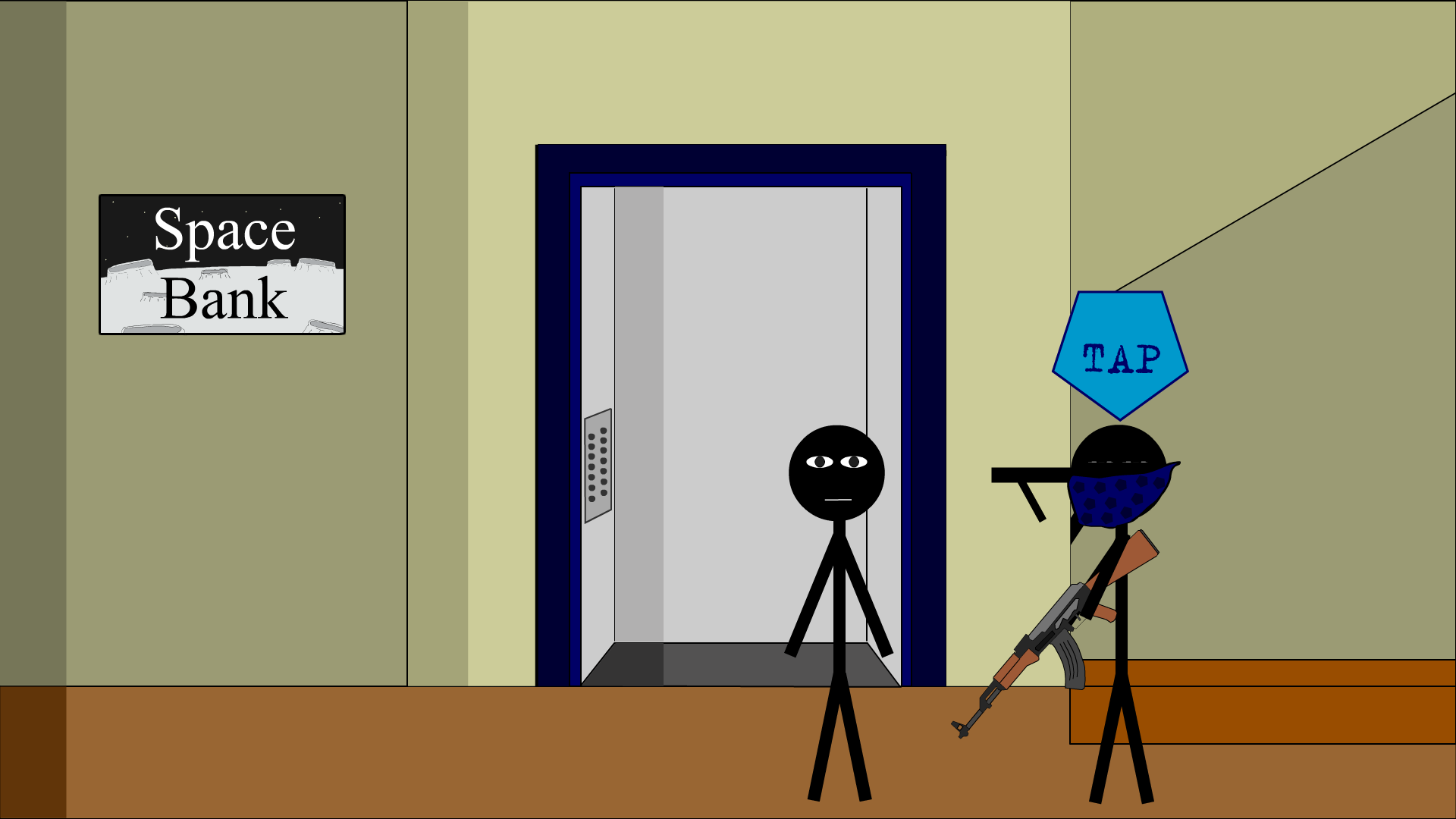 اسکرین شات 2 بازی Stickman Escape Lift : Think o