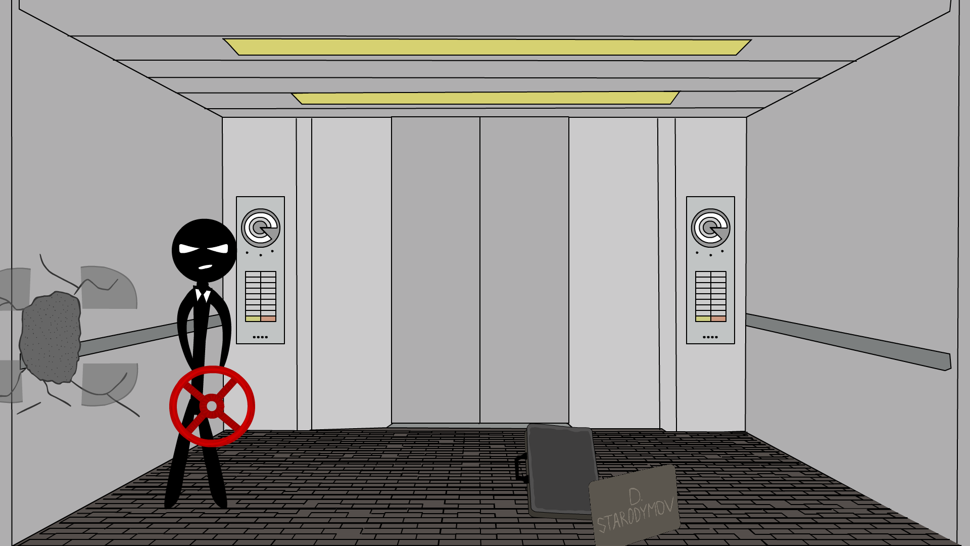 اسکرین شات 5 بازی Stickman Escape Lift 2 : Funny