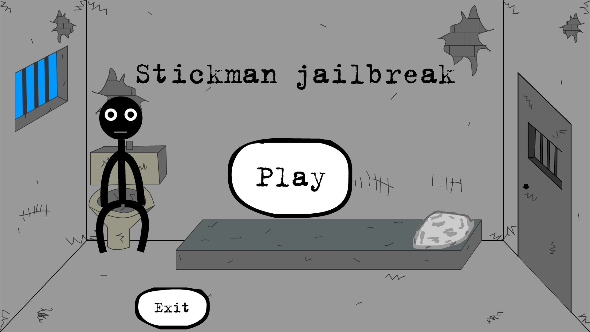 اسکرین شات 5 بازی Stickman Jailbreak，Funny Escap