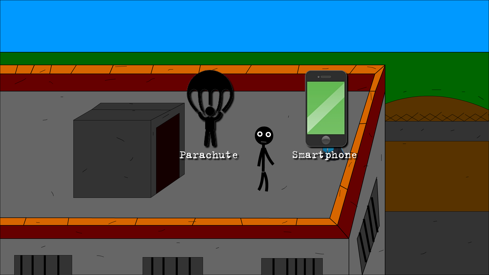 اسکرین شات 4 بازی Stickman Jailbreak，Funny Escap