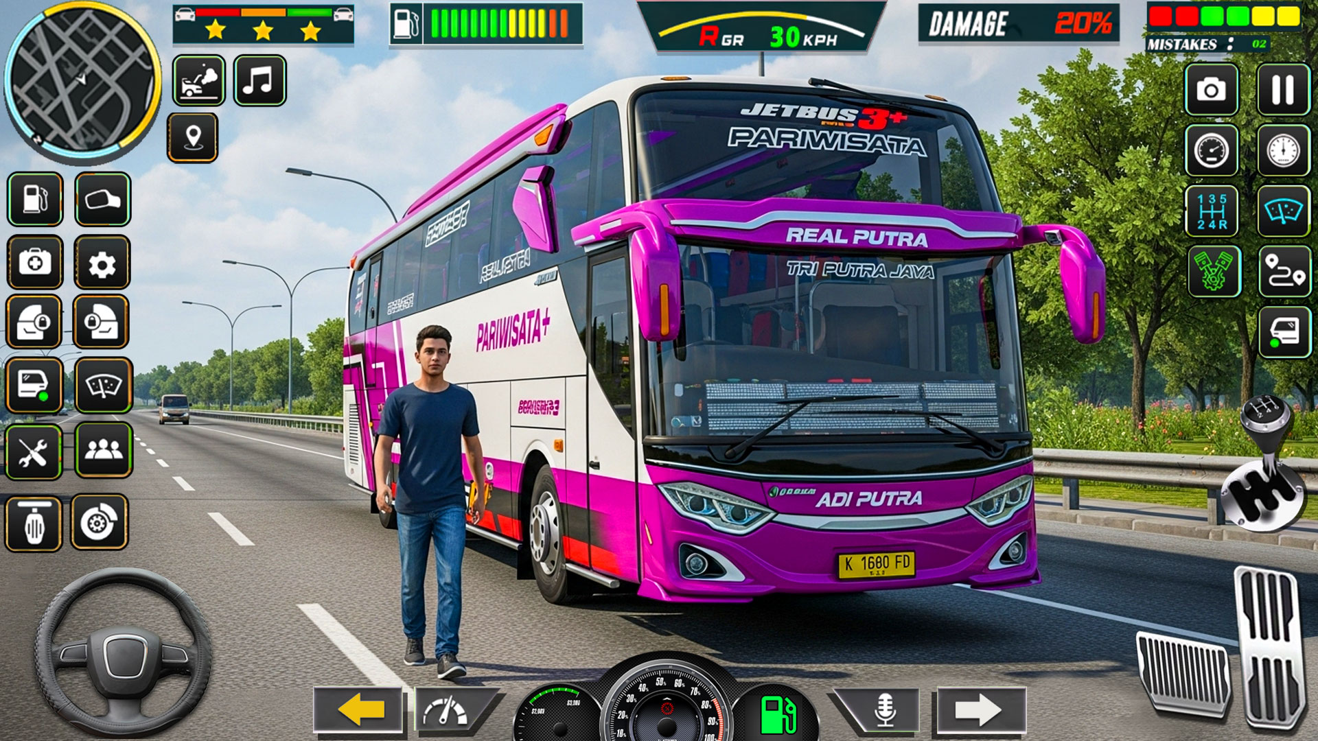 اسکرین شات 2 بازی Bus Simulator- City Bus Games