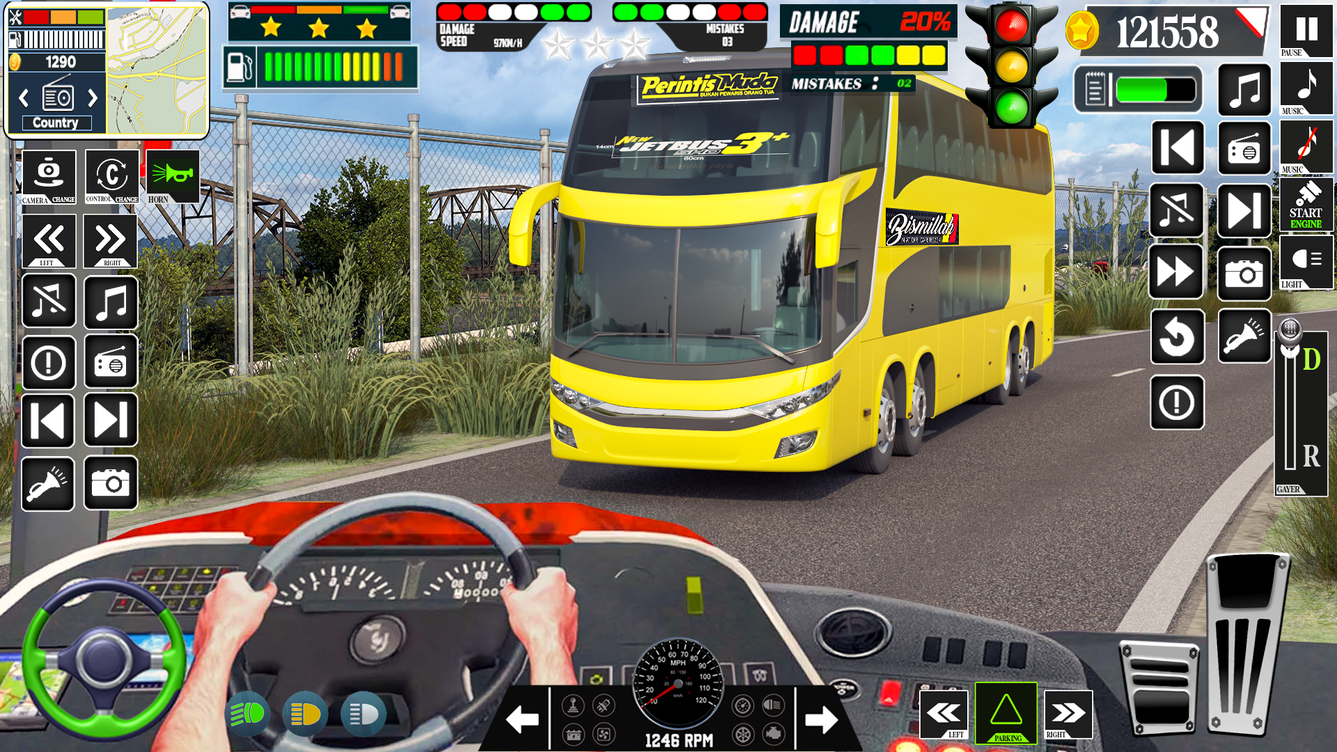 اسکرین شات 1 بازی Bus Simulator- City Bus Games