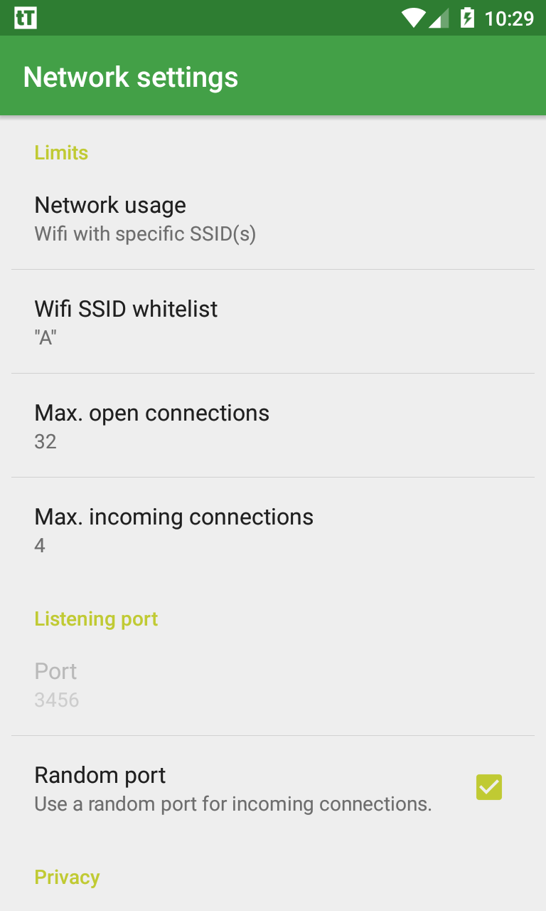 اسکرین شات 8 برنامه tTorrent Lite - Torrent Client