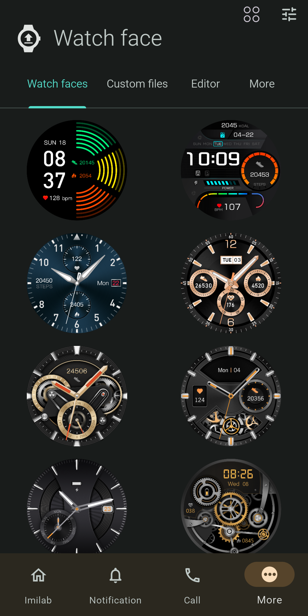 اسکرین شات 2 برنامه Hello Cubot Watch App