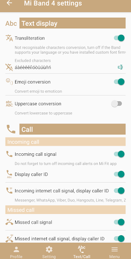 اسکرین شات برنامه Mi Bandage for Mi Band and Amazfit 3