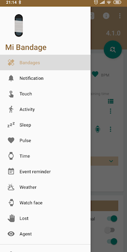 اسکرین شات برنامه Mi Bandage for Mi Band and Amazfit 2