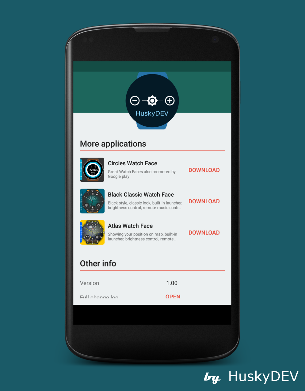 اسکرین شات 3 برنامه Wear brightness control