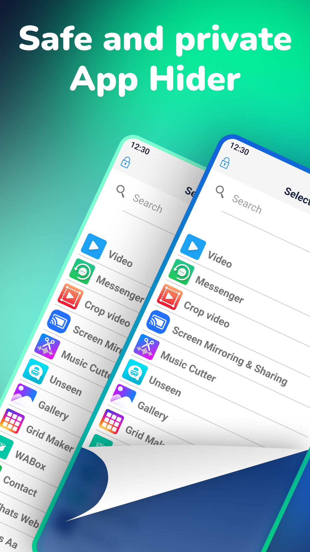 اسکرین شات 2 برنامه Hyde App Hider - Hide Apps
