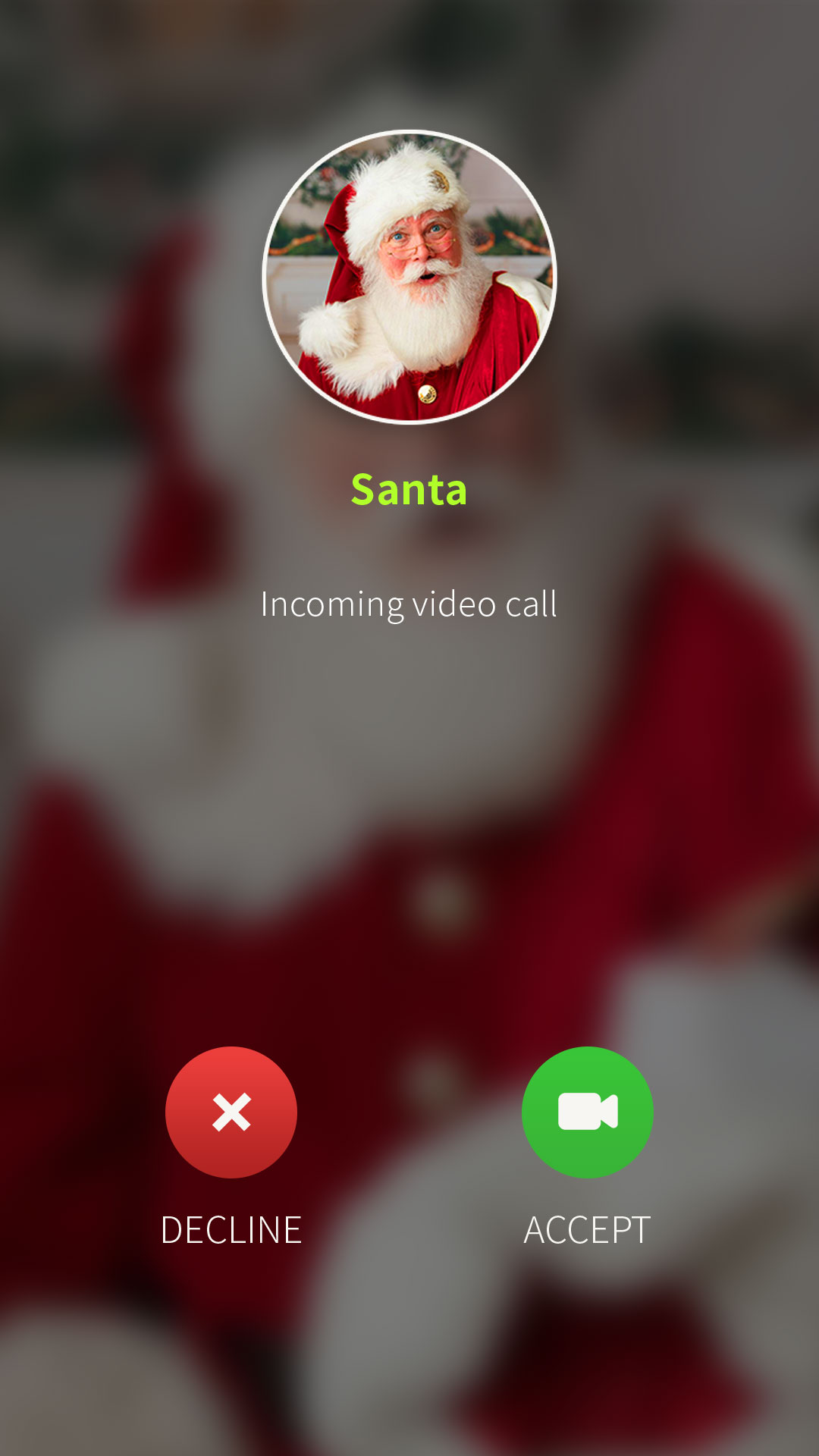 اسکرین شات 3 بازی Santa Claus Prank Call & Chat