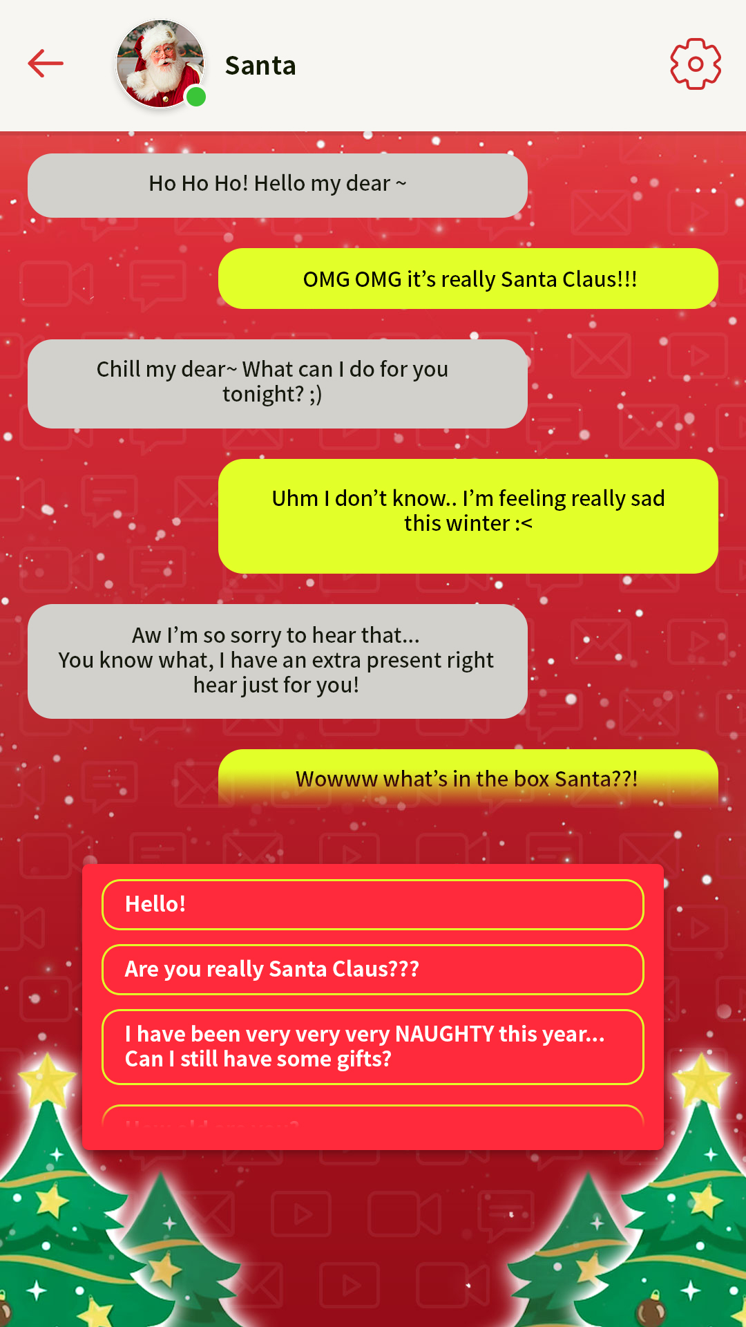 اسکرین شات 5 بازی Santa Claus Prank Call & Chat