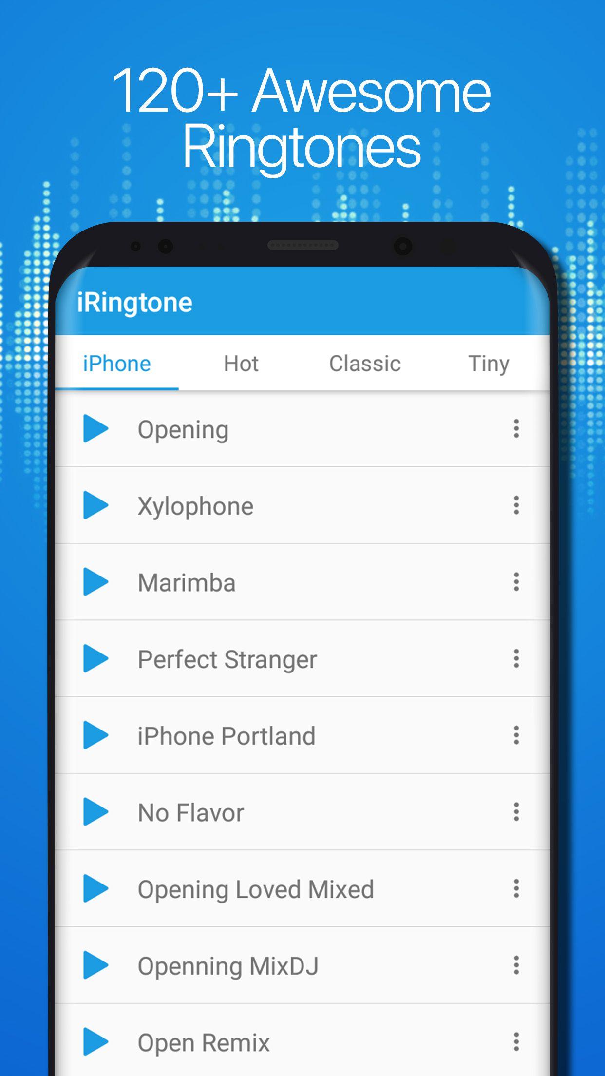 اسکرین شات 1 برنامه iRingtone - iPhone Ringtone