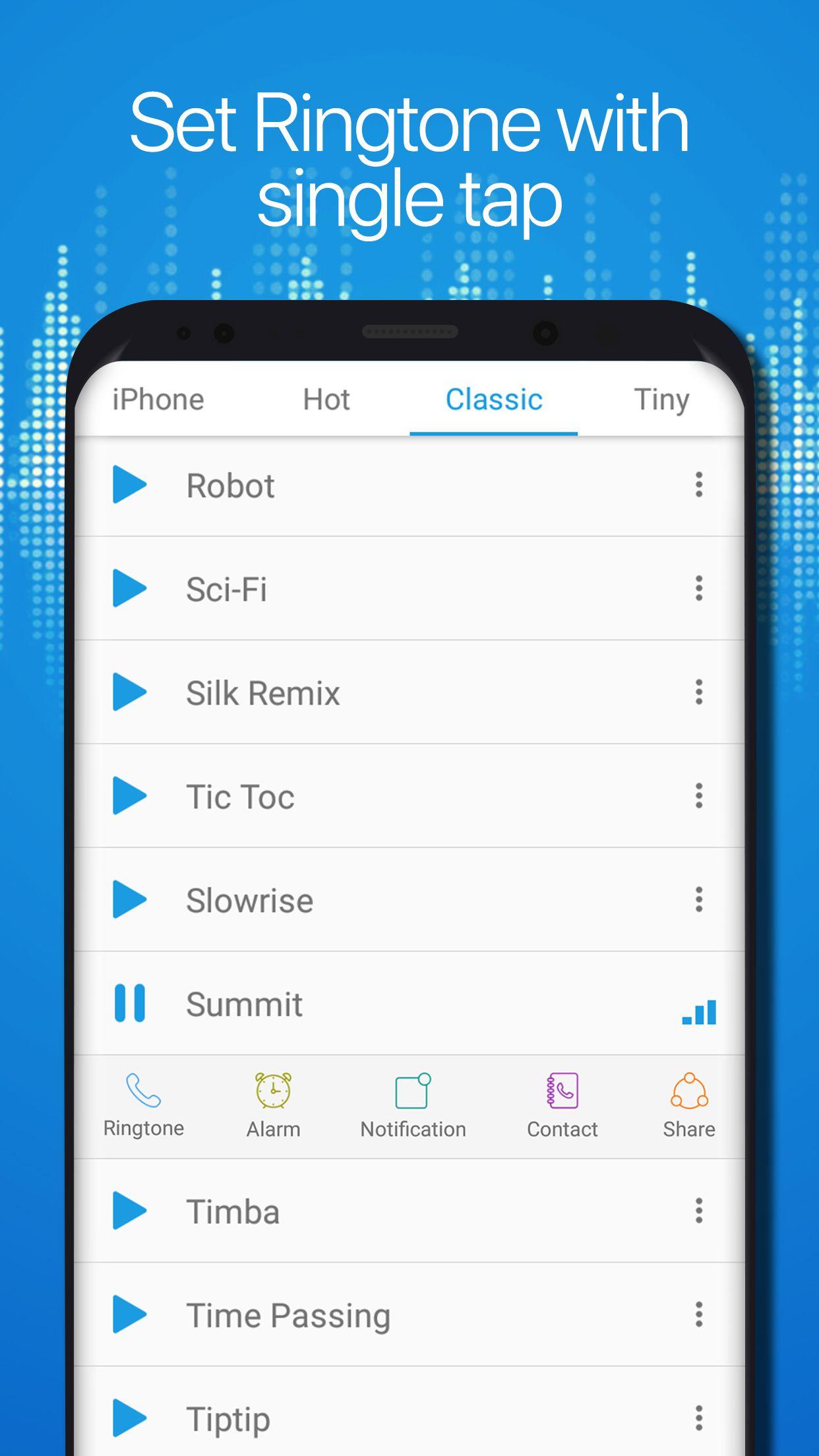 اسکرین شات 2 برنامه iRingtone - iPhone Ringtone