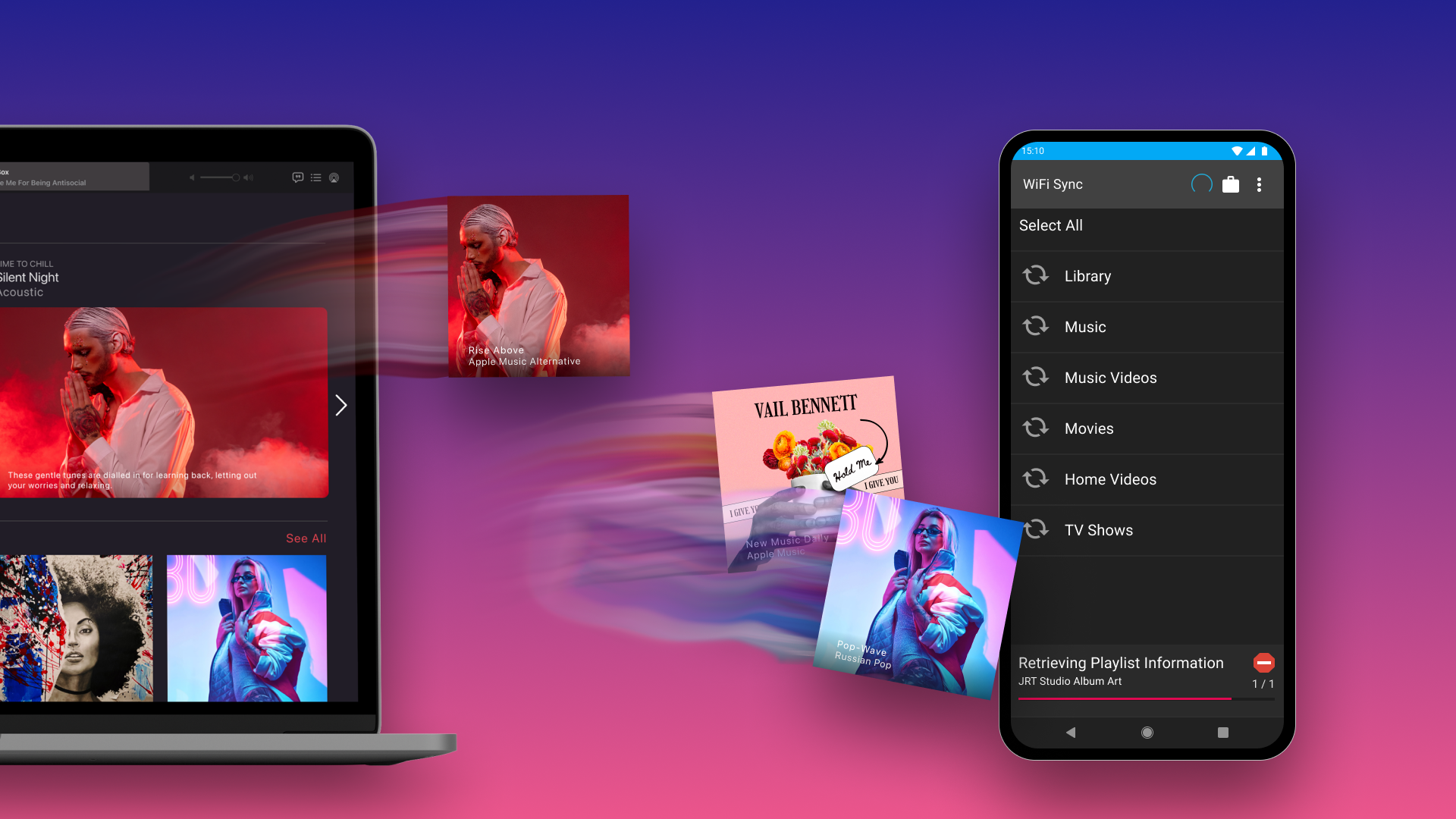 اسکرین شات 7 برنامه iSyncr: iTunes to Android