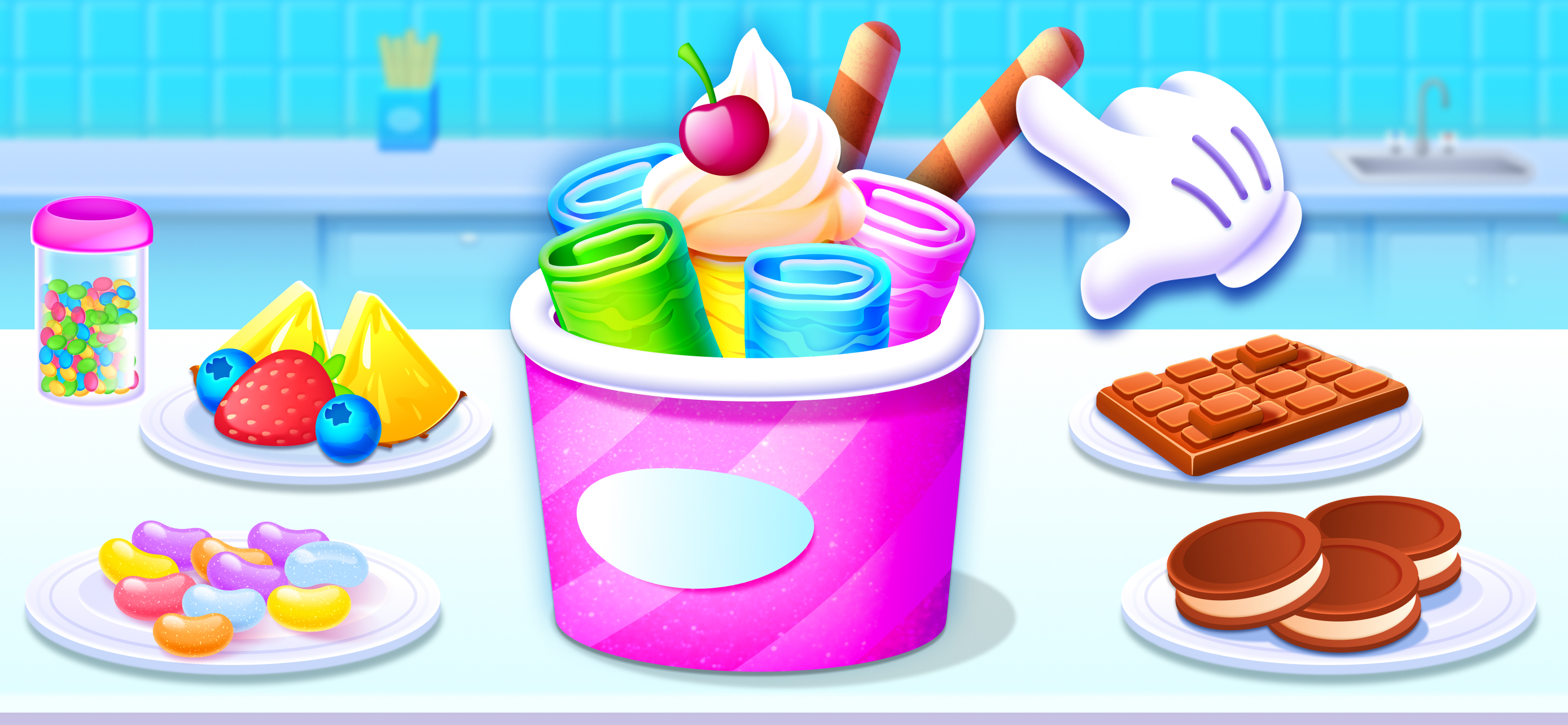 اسکرین شات 3 بازی Ice Cream - Cooking for Kids