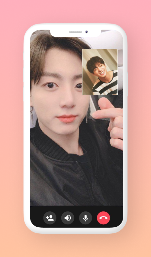 اسکرین شات 1 برنامه Jungkook Call You - Fake Call