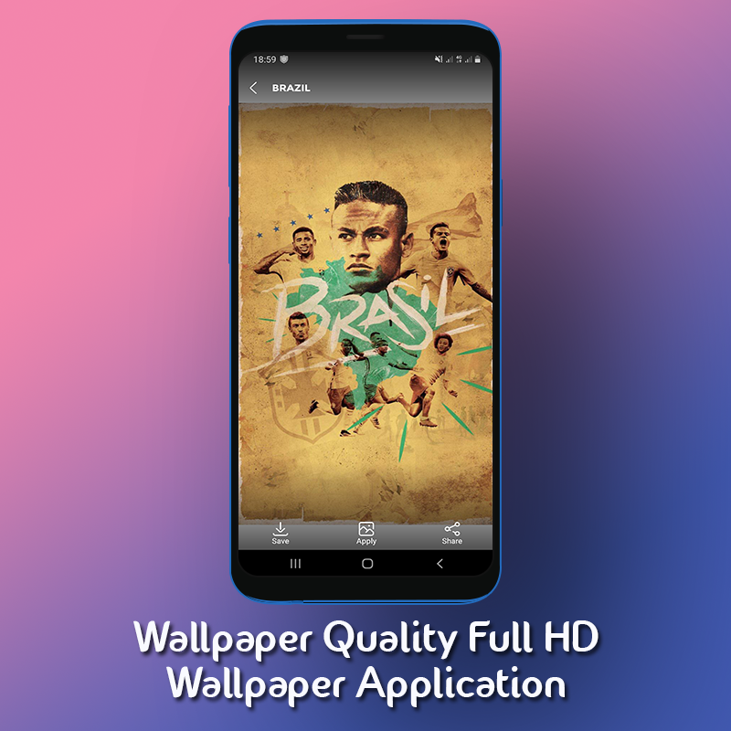 اسکرین شات 3 برنامه Brazil Football Team Wallpaper