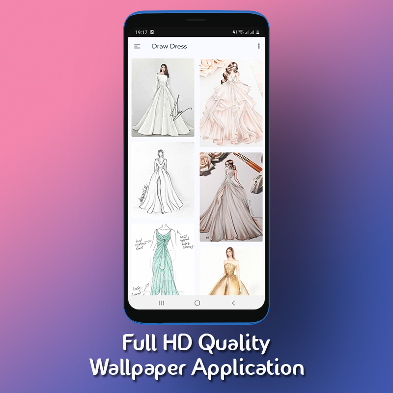 اسکرین شات 1 برنامه How to Draw Dresses