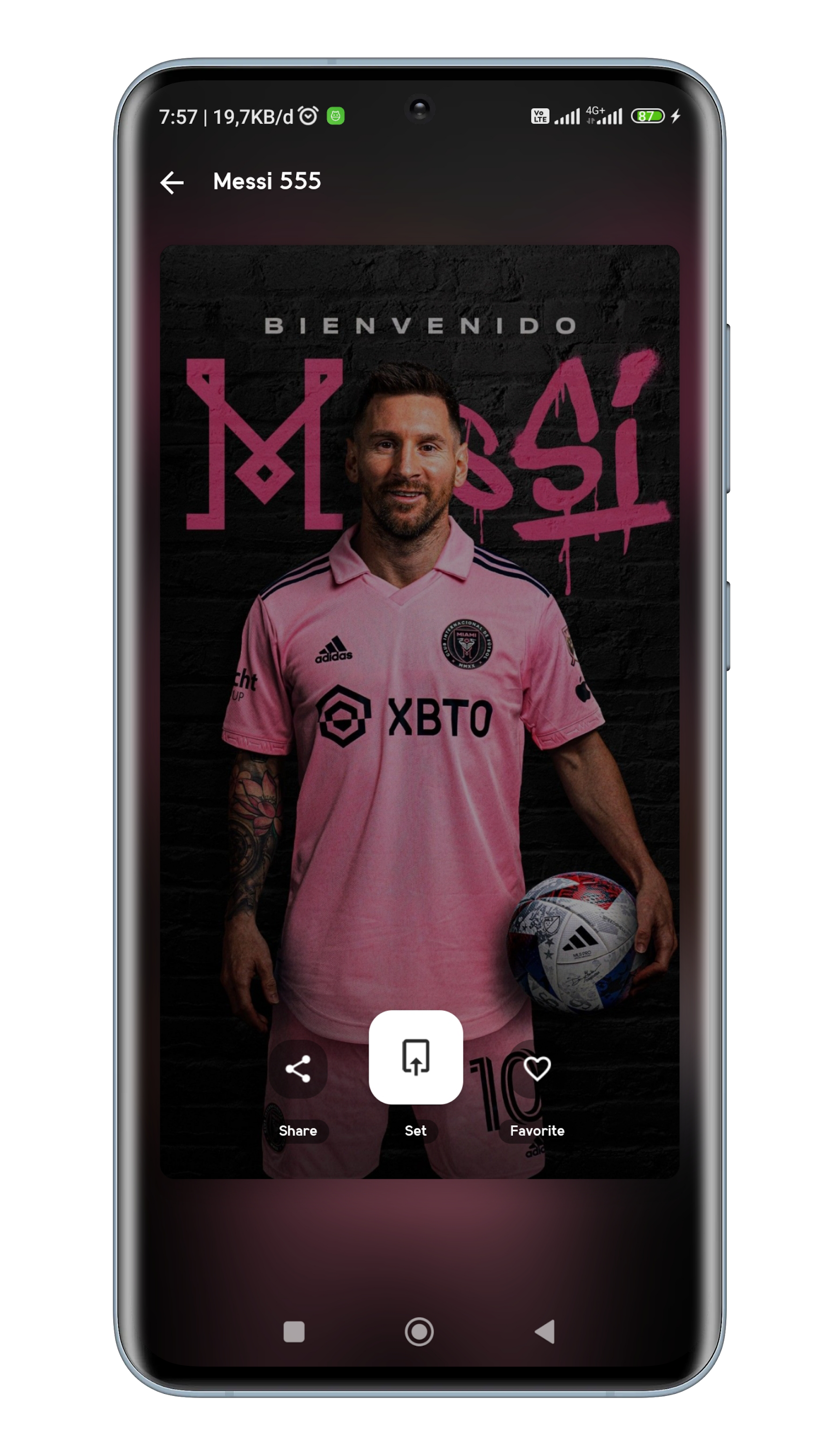 اسکرین شات 2 برنامه Football Wallpaper 4K