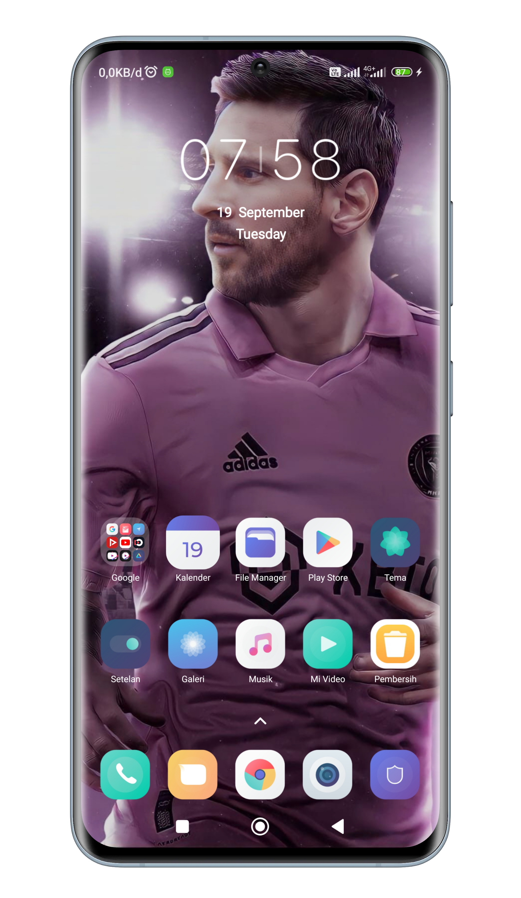 اسکرین شات 5 برنامه Football Wallpaper 4K