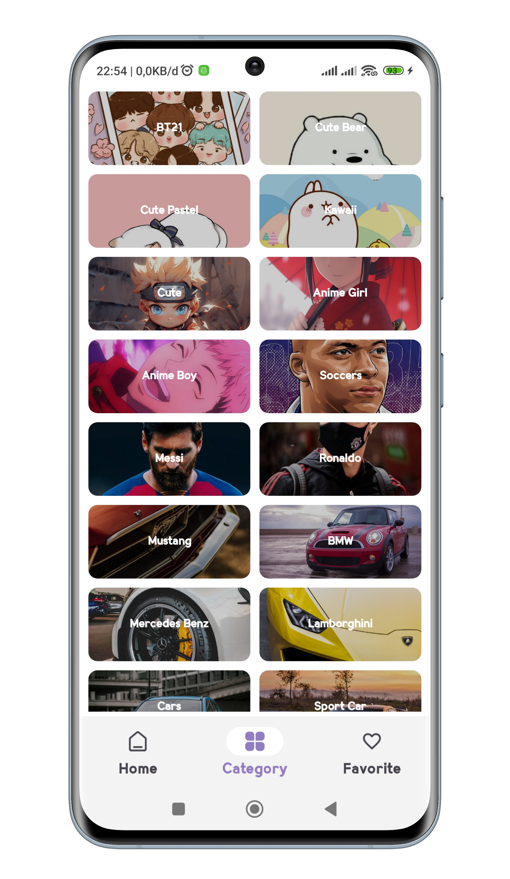 اسکرین شات 4 برنامه Cute BT21 Wallpaper 4K