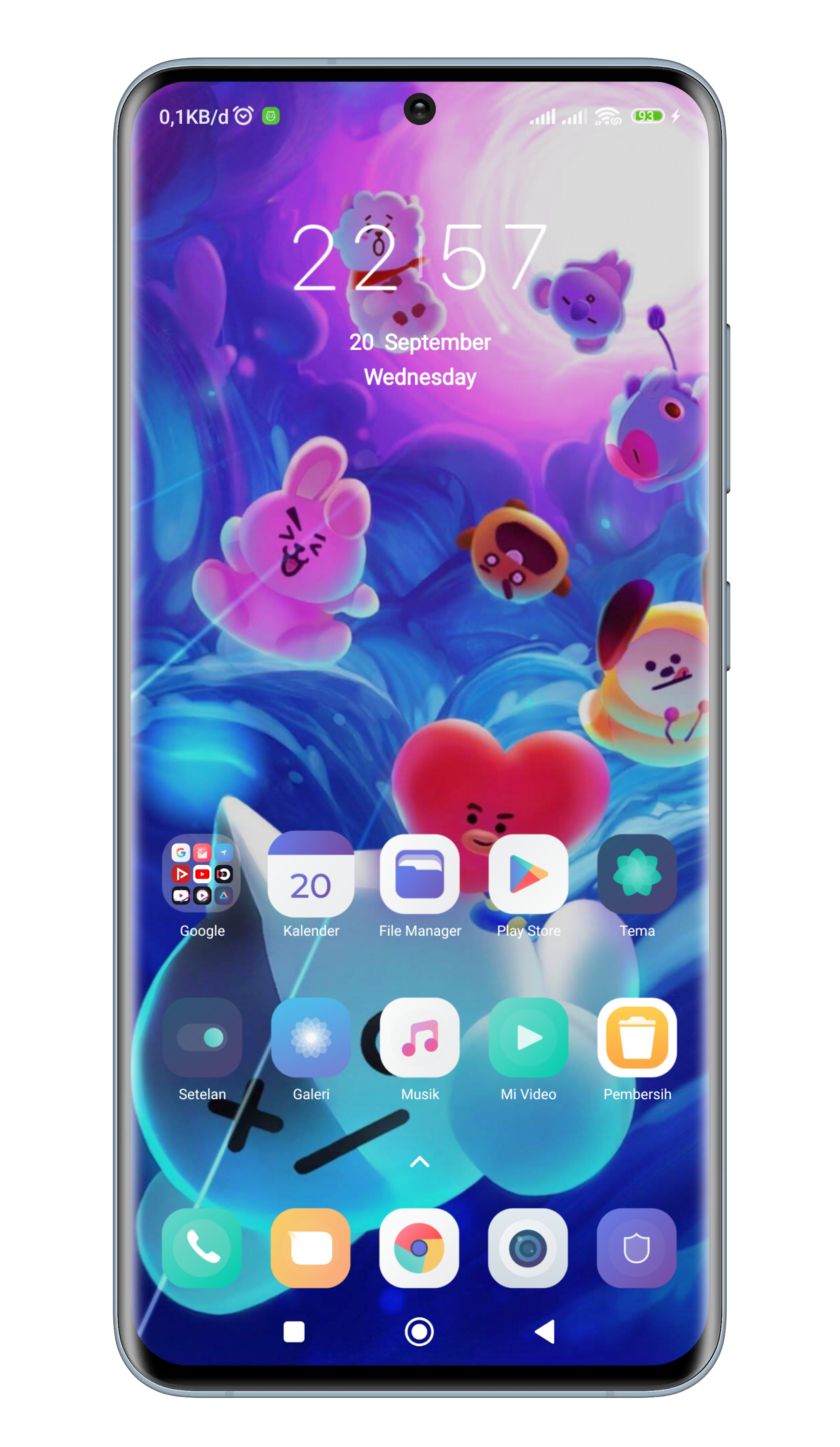 اسکرین شات 6 برنامه Cute BT21 Wallpaper 4K