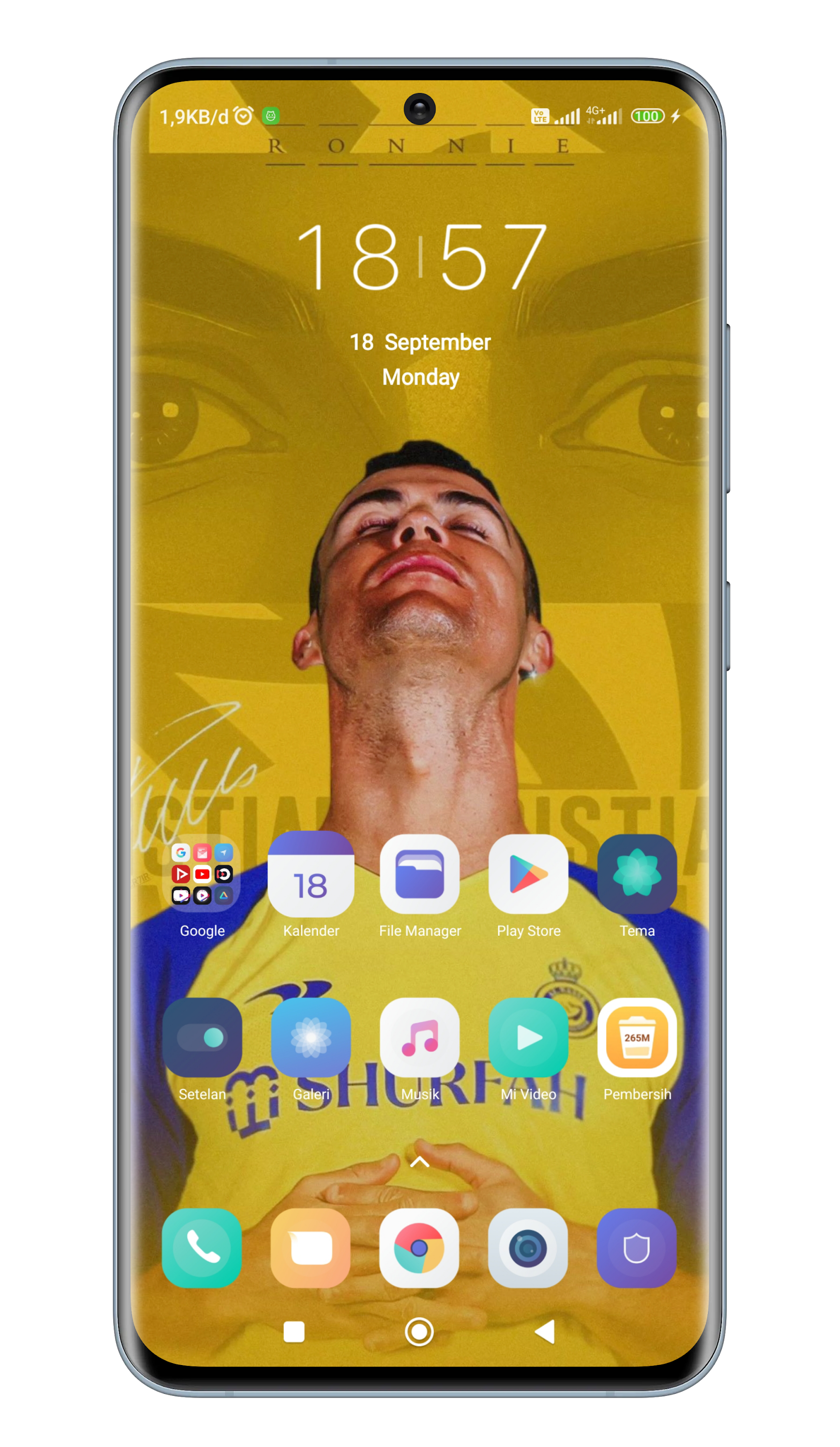 اسکرین شات 6 برنامه Ronaldo Wallpaper HD