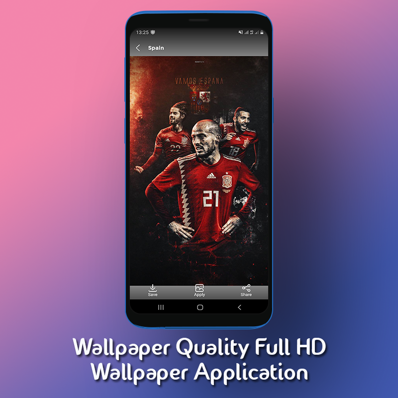اسکرین شات 3 برنامه Spain Football Team Wallpaper