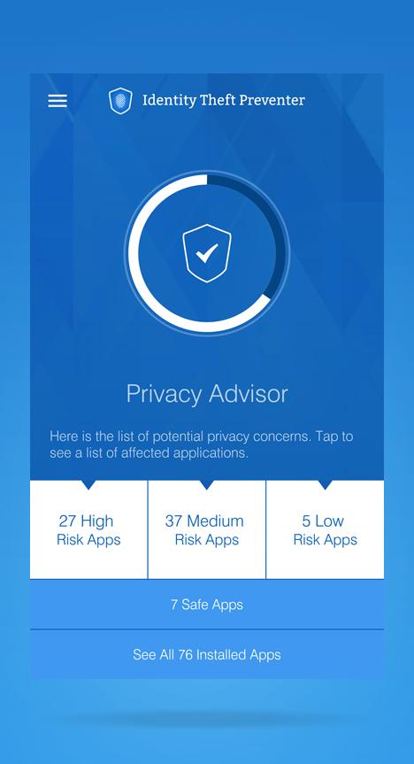 اسکرین شات 5 برنامه Identity Theft Preventer