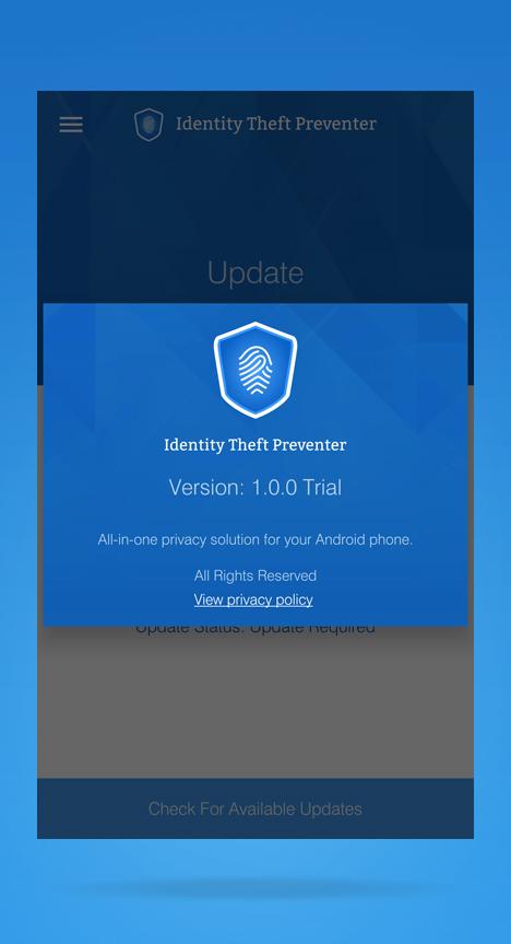 اسکرین شات 3 برنامه Identity Theft Preventer