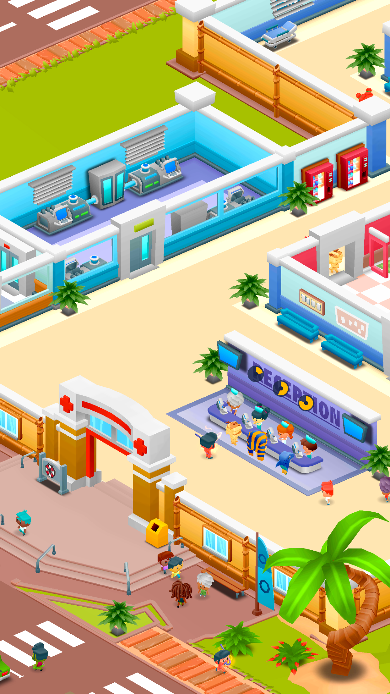 اسکرین شات 1 بازی Idle Frenzied Hospital Tycoon