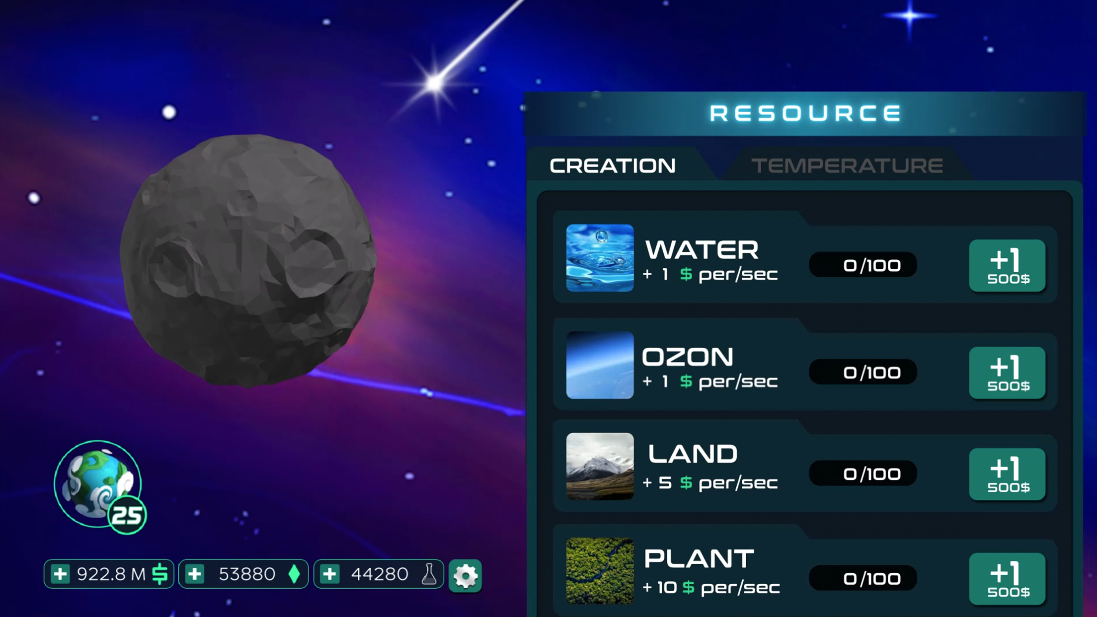 اسکرین شات 1 بازی Idle Universe: Planet Miner