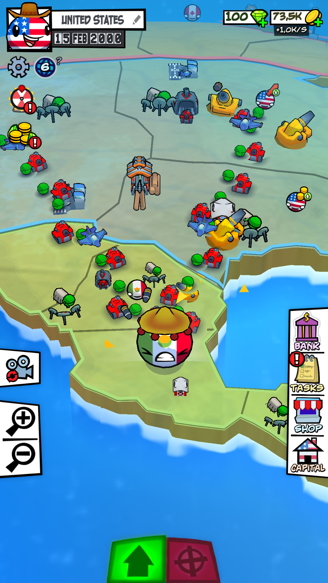 اسکرین شات 6 بازی Country Balls: State Takeover